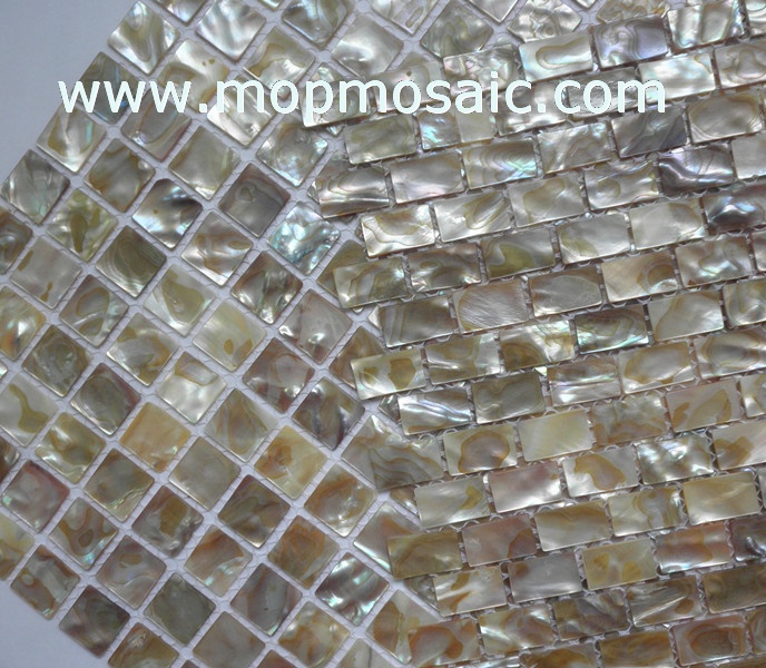 Rianbow dapple shell mosaic,mother of pearl mosaic