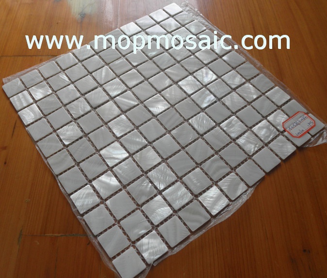 Super pure white mother of pearl shell mosaic