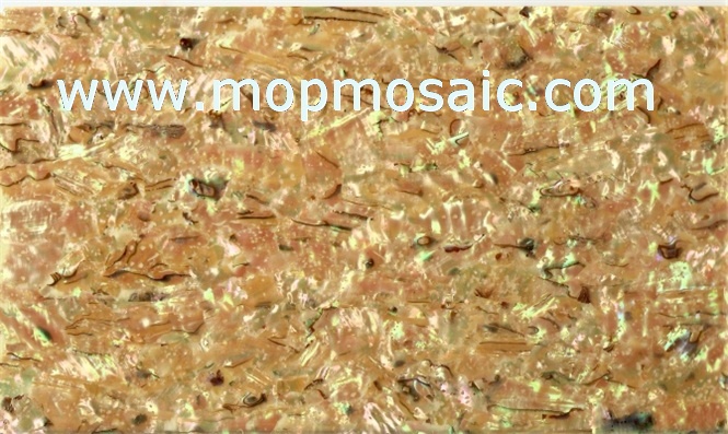 Dyed light golden paua shell paper
