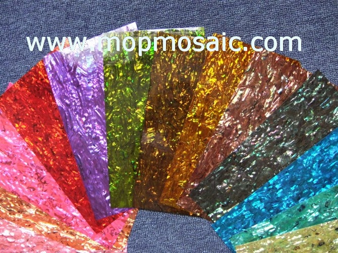 All kinds of dyed color abalone shell laminate