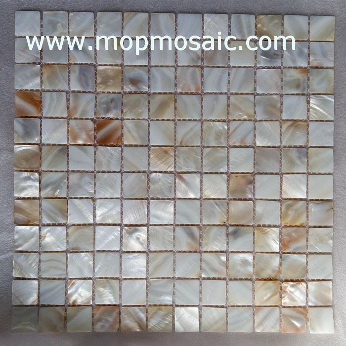 20x20mm natural freshwater shell mosaic