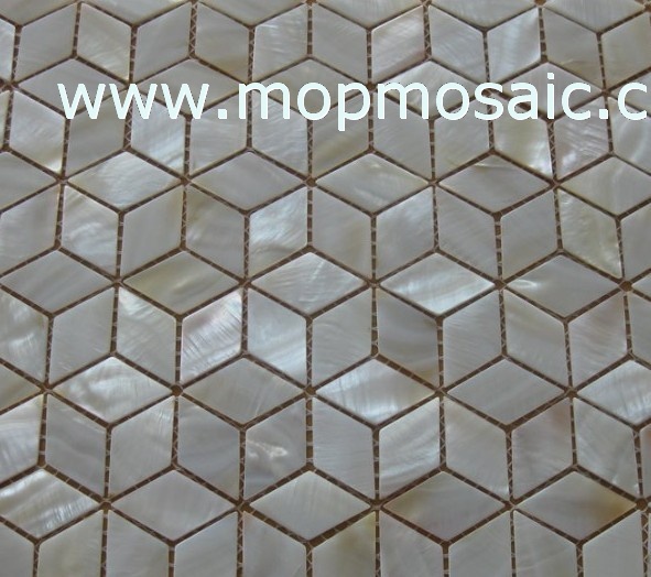White mother of pearl mosaic