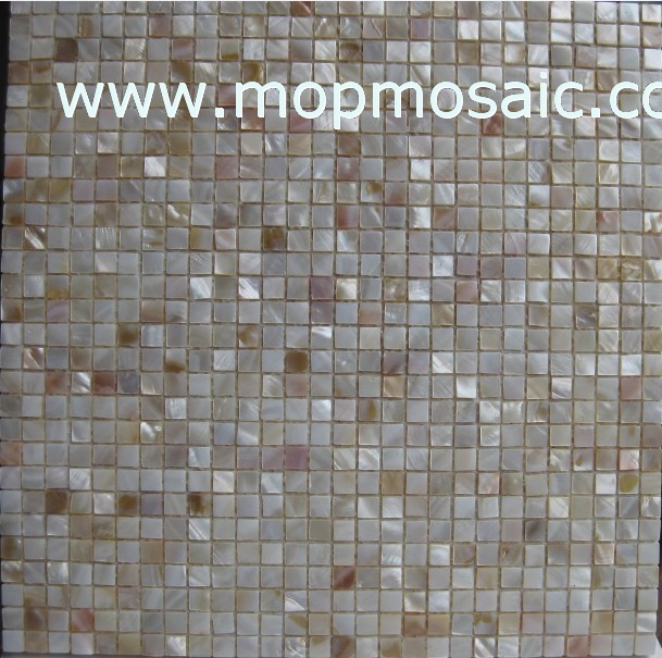 Natural mother of pearl mosaic