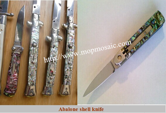 abalone shell knife
